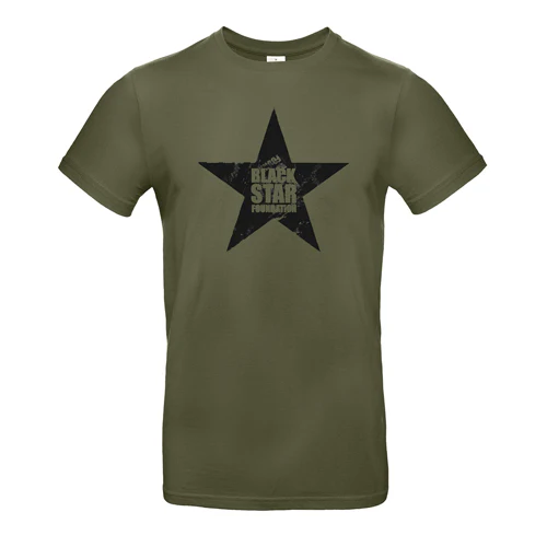 Black Star Foundation | Logo T-Shirt Unisex Groen