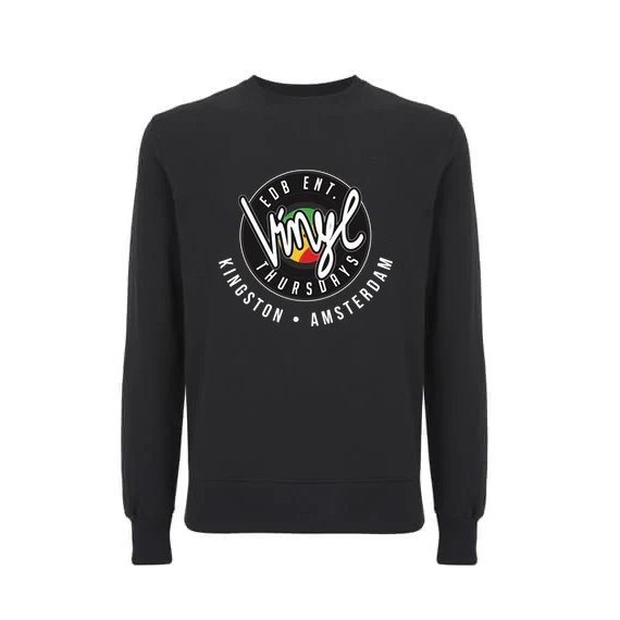 Black Star Foundation | Vinyl Thursdays Sweater Zwart