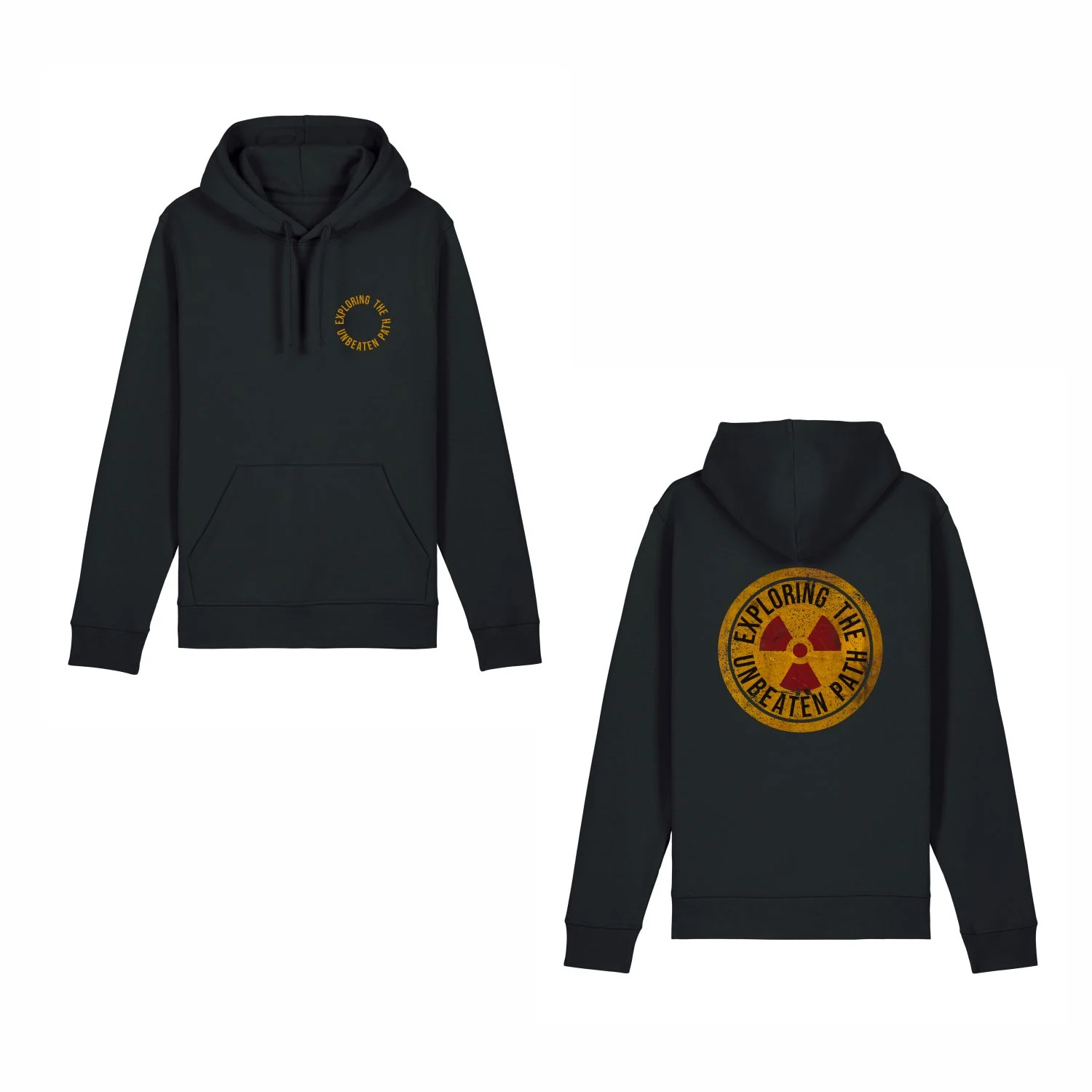 Bob Thissen | Exploring The Unbeaten Path Hoodie Radioactive Black