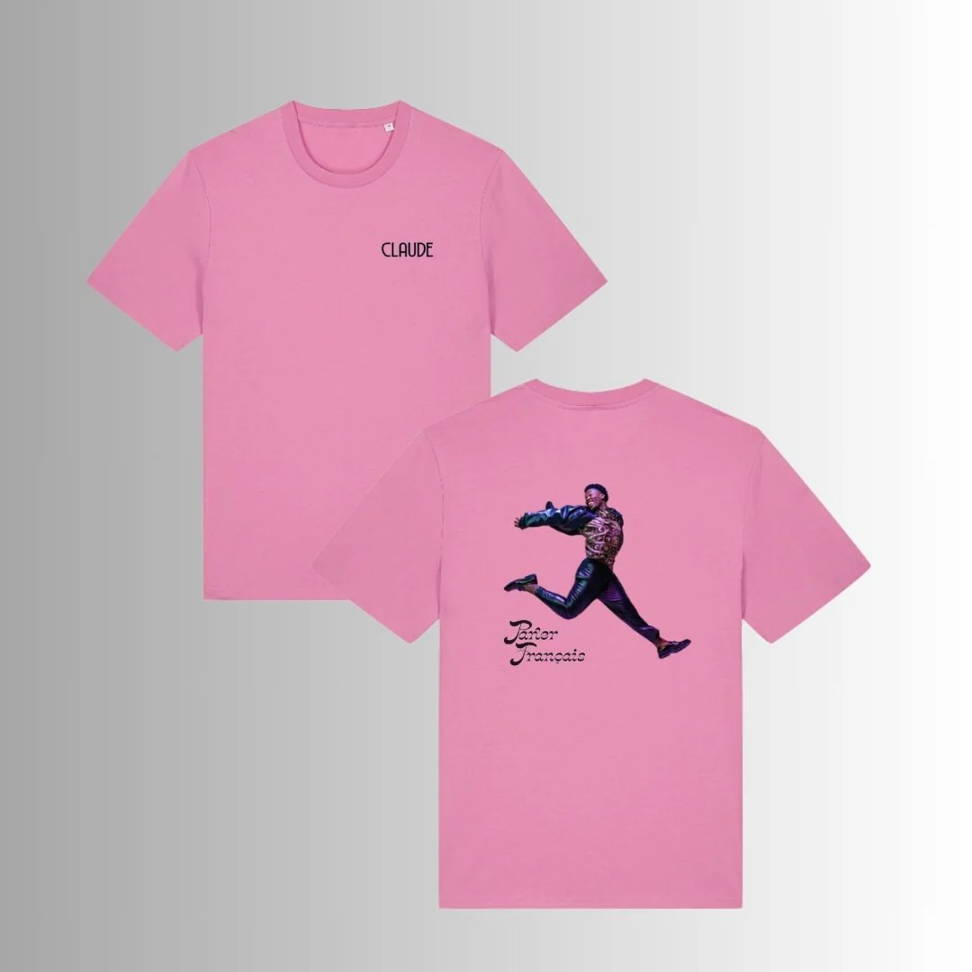 Claude | T-shirt Parler Français Bubble Pink