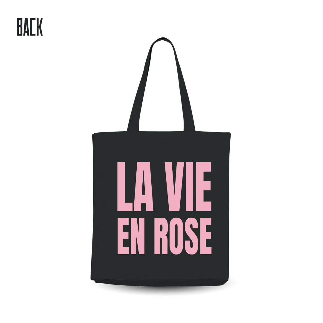 Claude | Tote bag "La Vie En Noir / La Vie En Rose" - Image 3