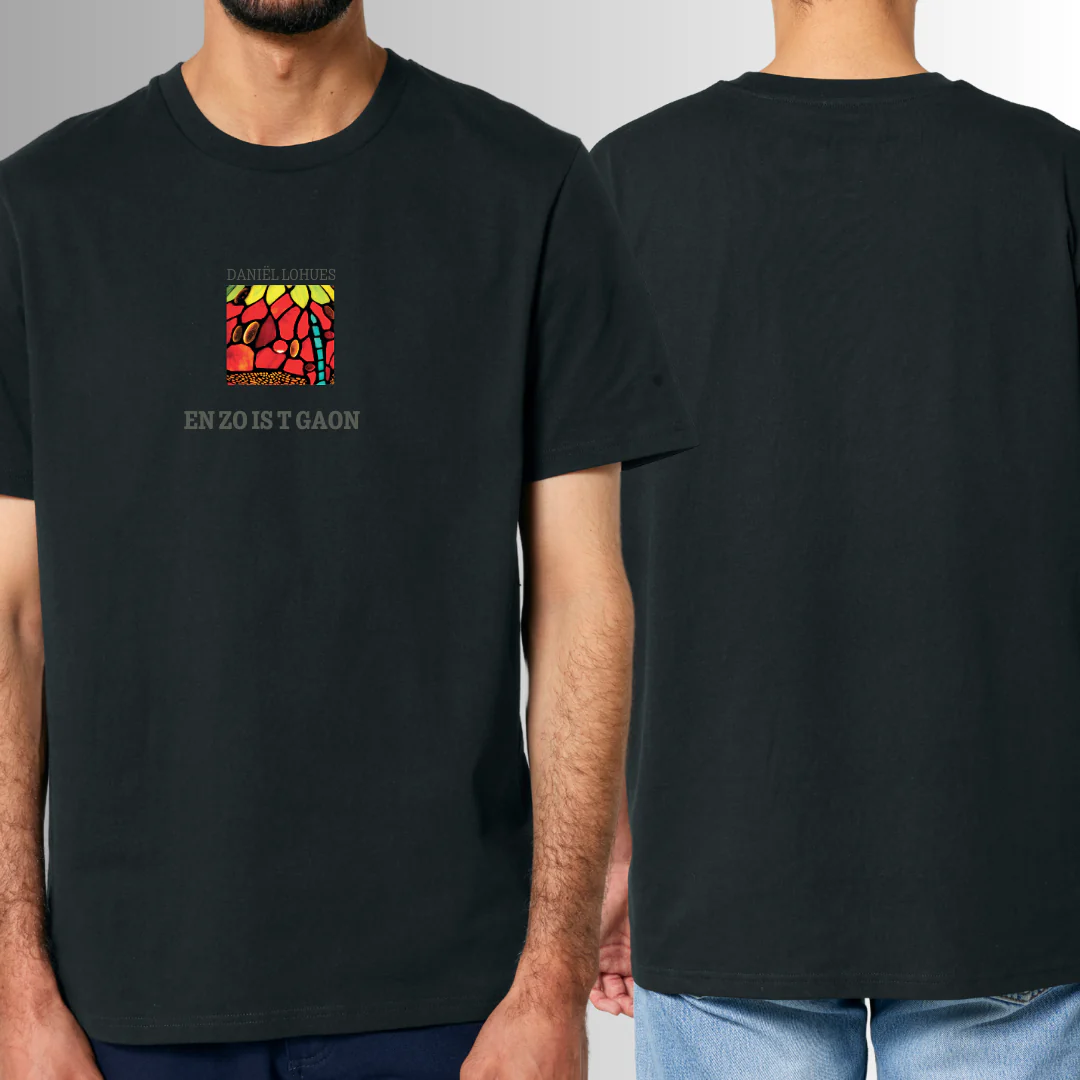 Daniël Lohues | T-shirt Zwart "En Zo Is 'T Gaon"