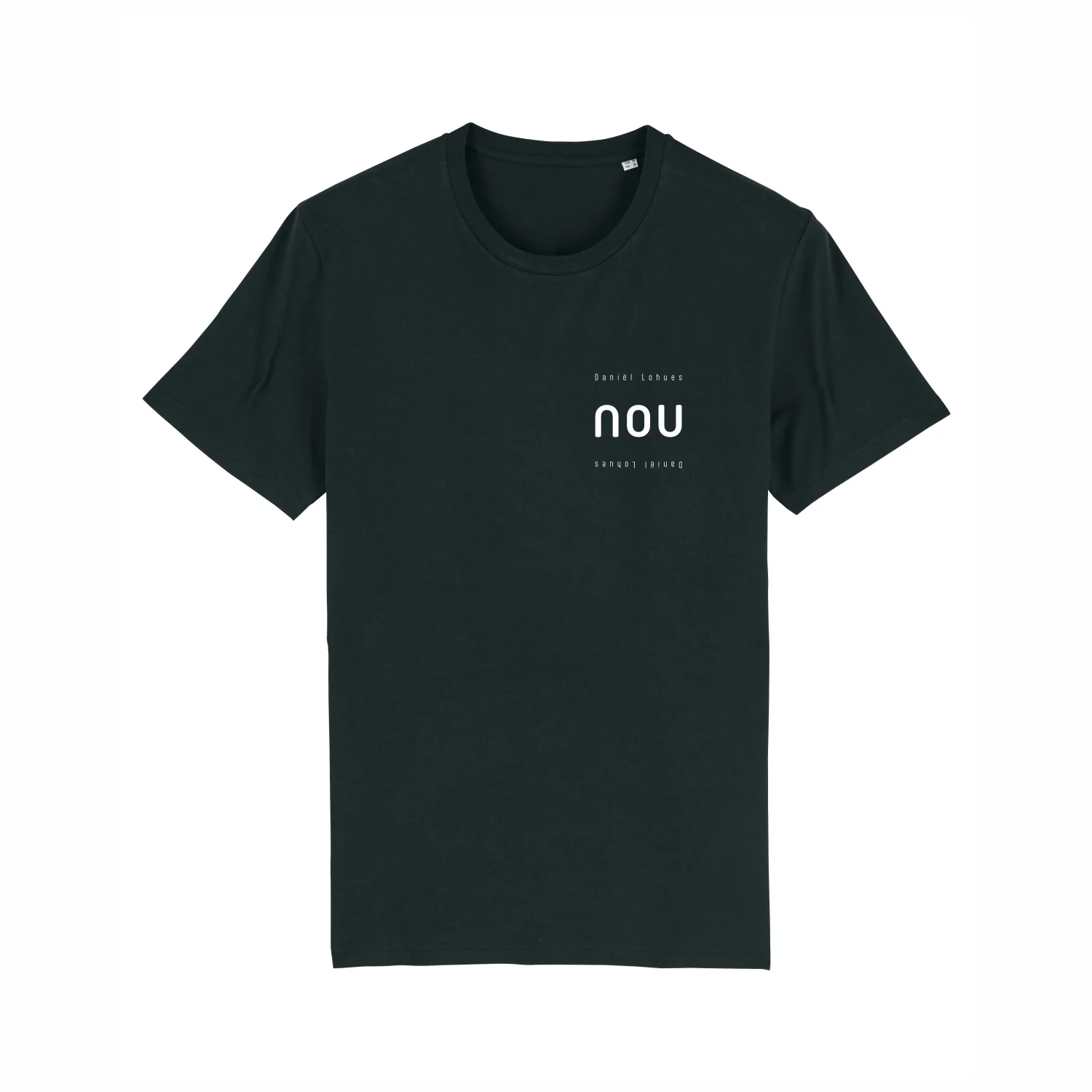 Daniël Lohues | T-shirt Zwart "nou"