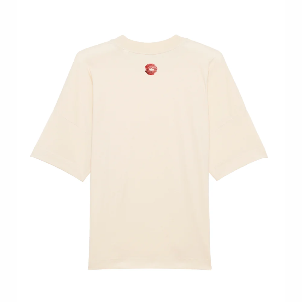 Danique | Logo T-shirt Kleur: Natural Raw - Image 3