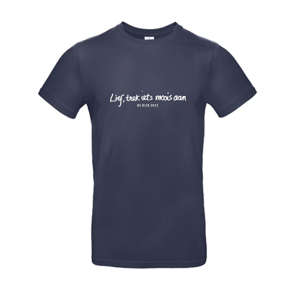 De Dijk | Lief trek iets moois aan T-shirt Navy