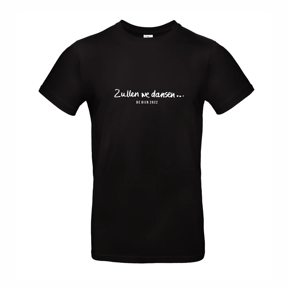 DE DIJK | Zullen we dansen T-shirt Zwart