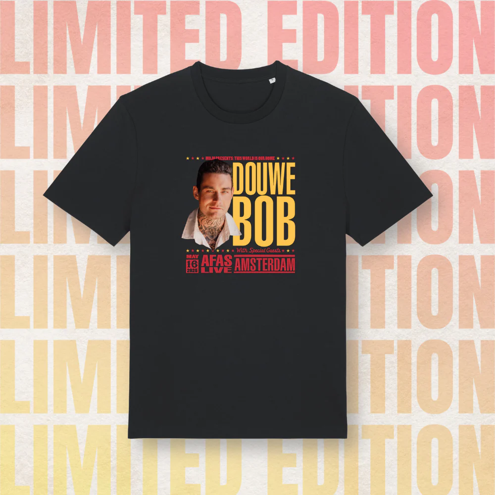 Douwe Bob | T-shirt AFAS kleur zwart