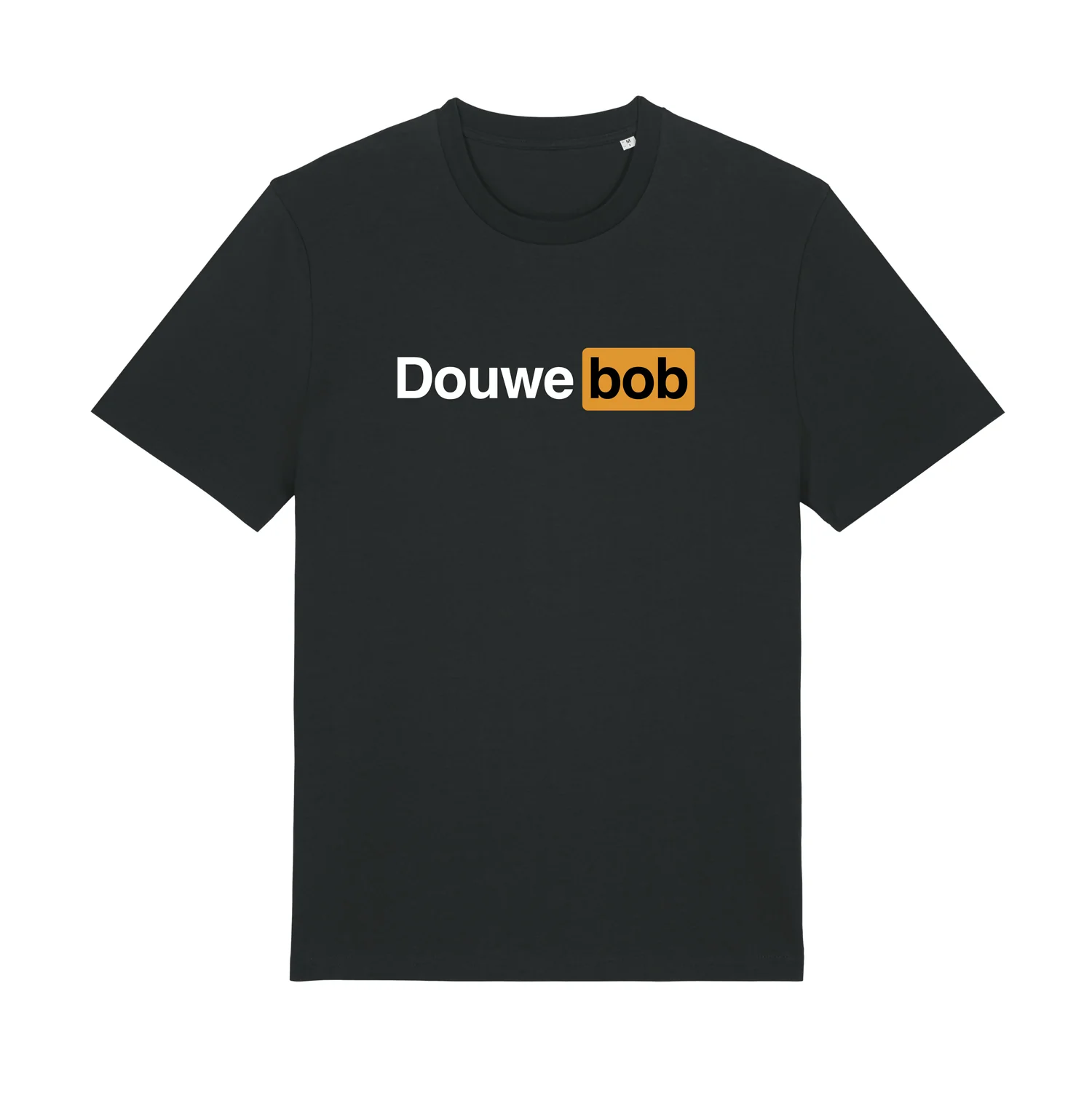 Douwe Bob | Black and Yellow T-shirt Black