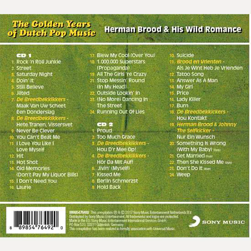 Herman Brood | Golden Years Of Dutch Pop Music 2CD Gratis verzending in Nederland! - Image 3