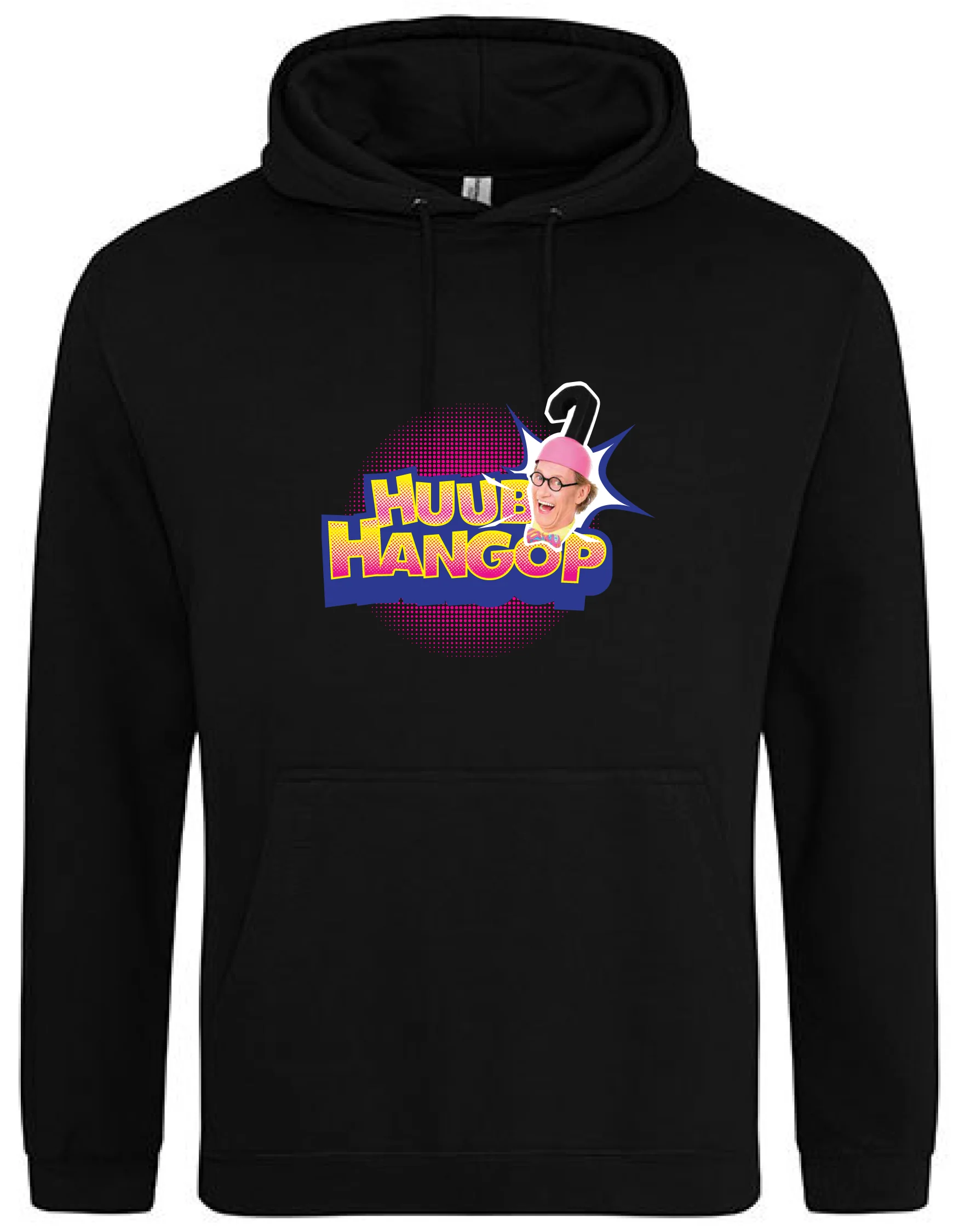 Huub Hangop | Hoodie Zwart