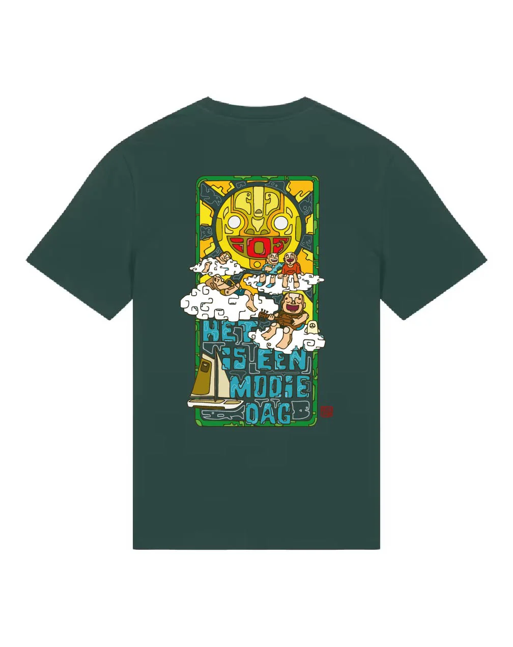 IOS | Mooie Dag T-shirt Glazed Green - Image 3