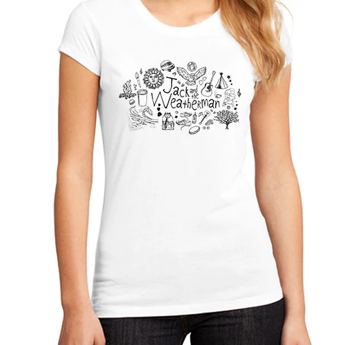 Jack And The Weatherman | T-Shirt Dames Wit