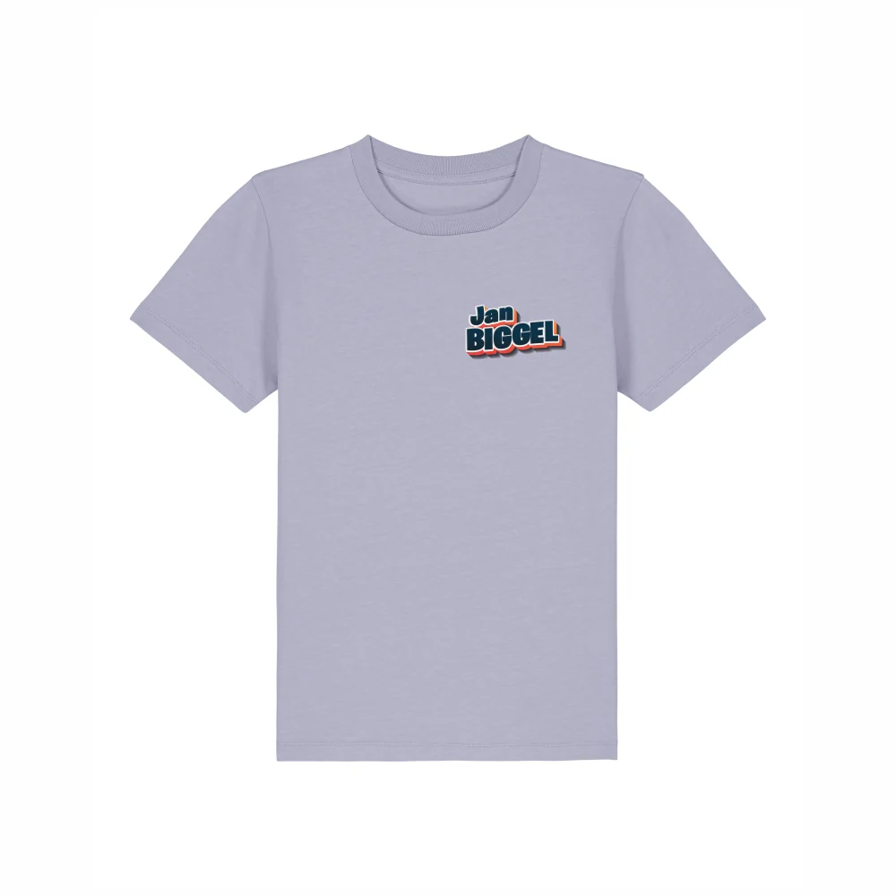Jan Biggel | I Love Jan Biggel T-Shirt Kids Paars - Image 2