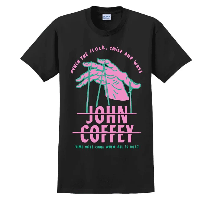John Coffey | Punch The Clock T-shirt Black