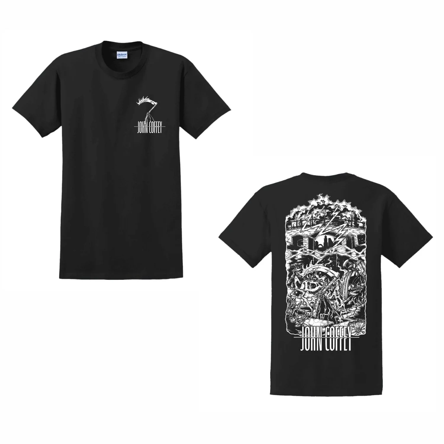 John Coffey | Struck By Time T-shirt Black