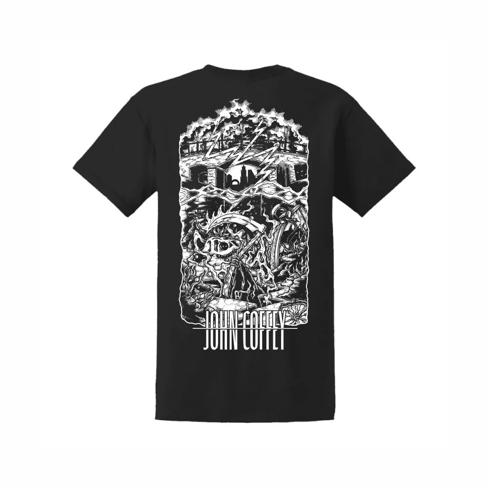 John Coffey | Struck By Time T-shirt Black - Image 3