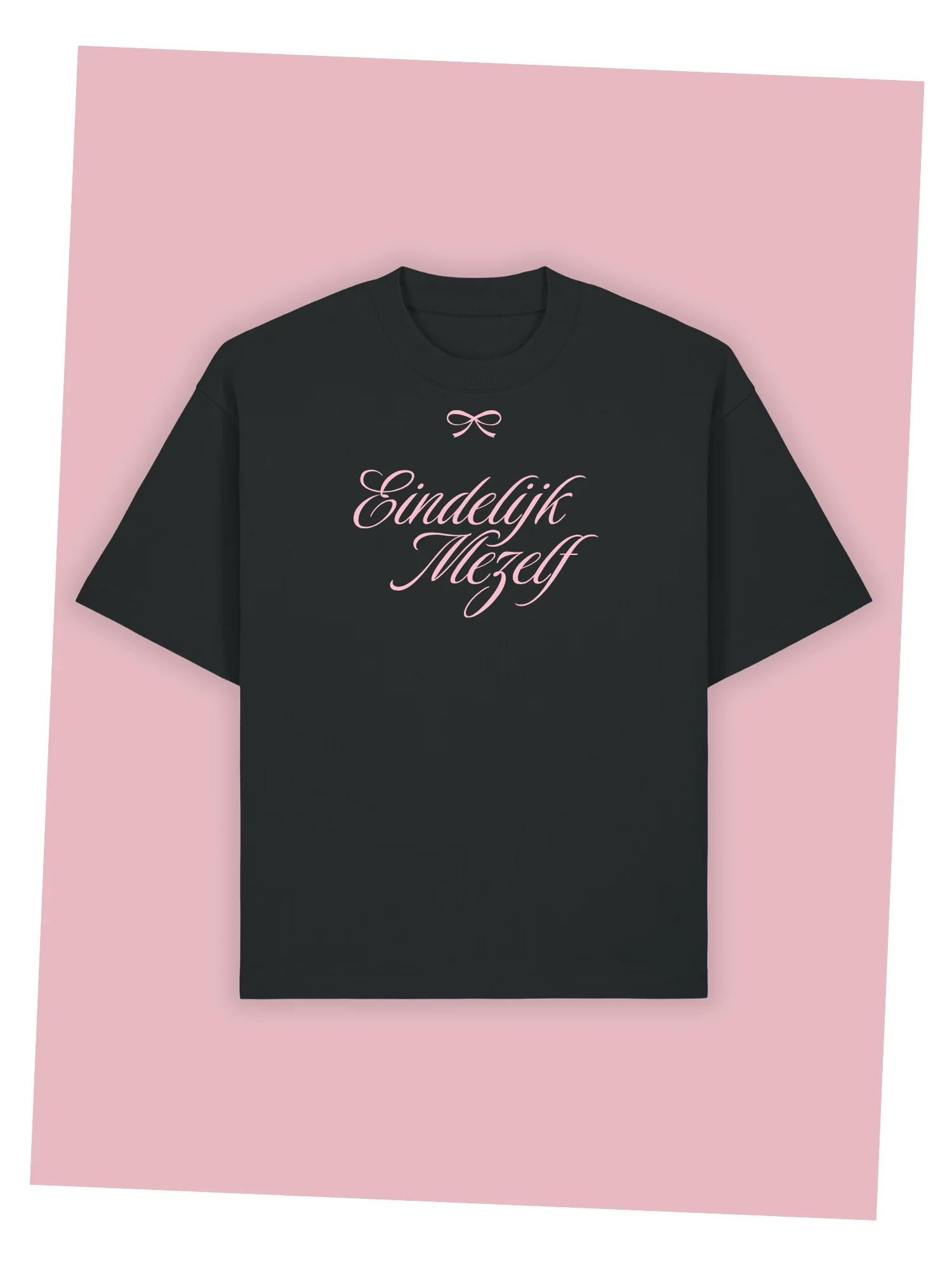 LUNA | "Eindelijk Mezelf" T-Shirt Zwart - Image 2