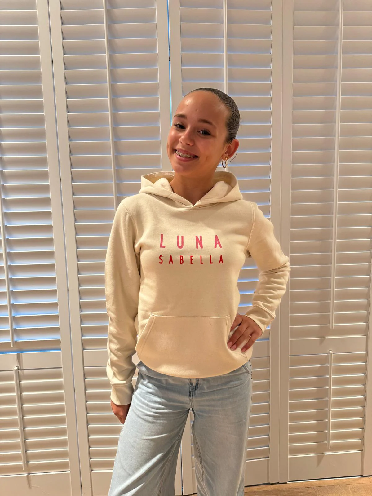 Luna | Hoodie Ciao Bella Kiss - Image 2