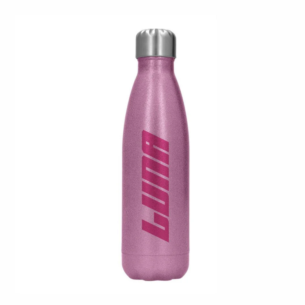 Luna | Thermosfles Roze Glitter