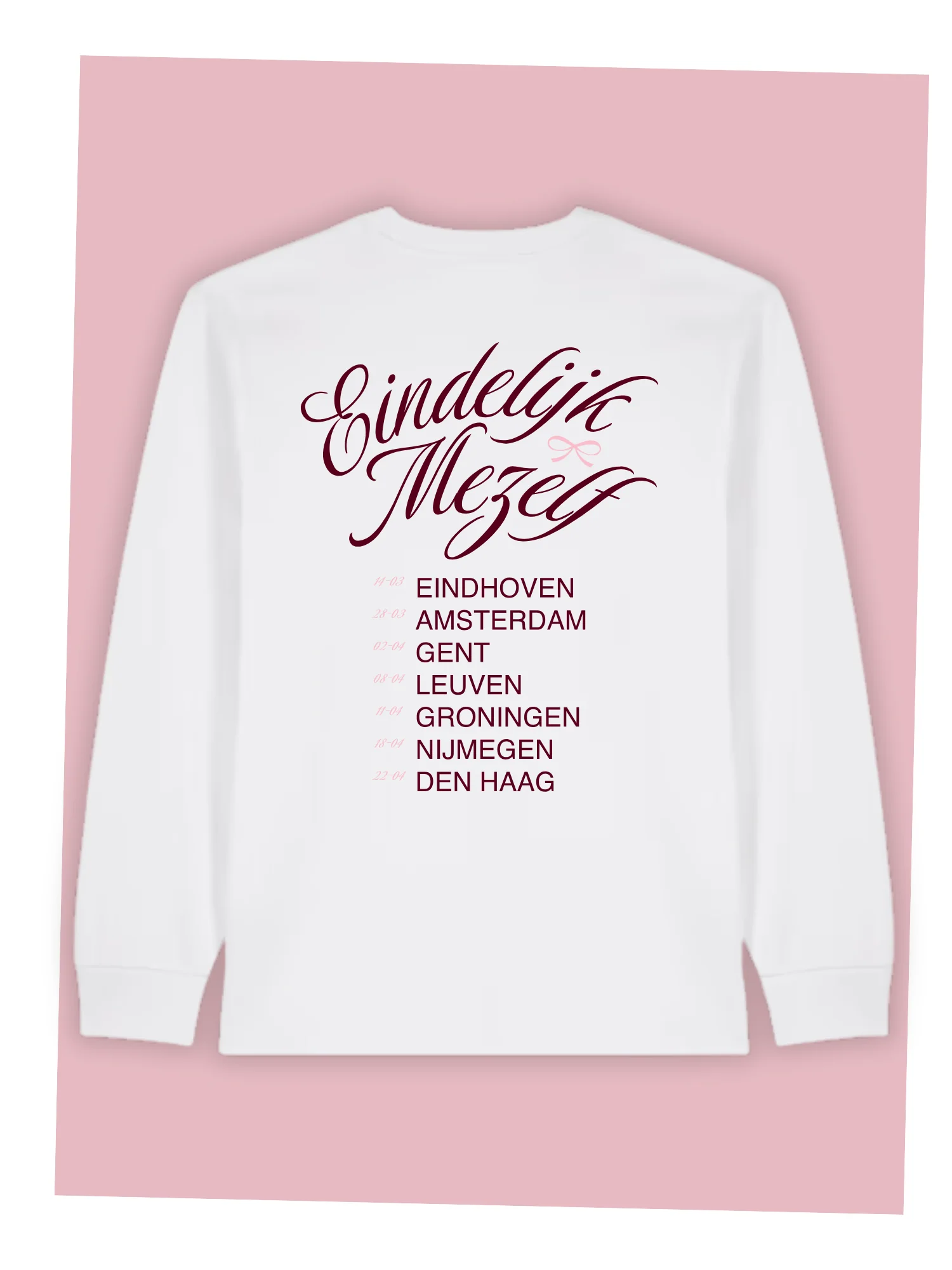 LUNA | Tour Longsleeve Wit - Image 2