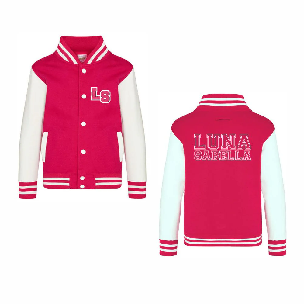 Luna | Varsity Jacket Pink