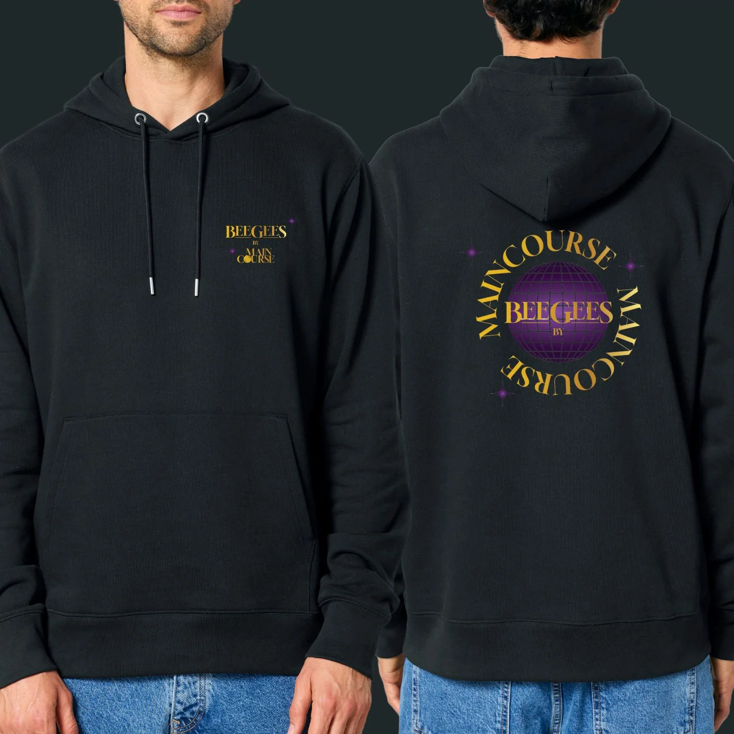 BeeGees by MainCourse | Hoodie Zwart