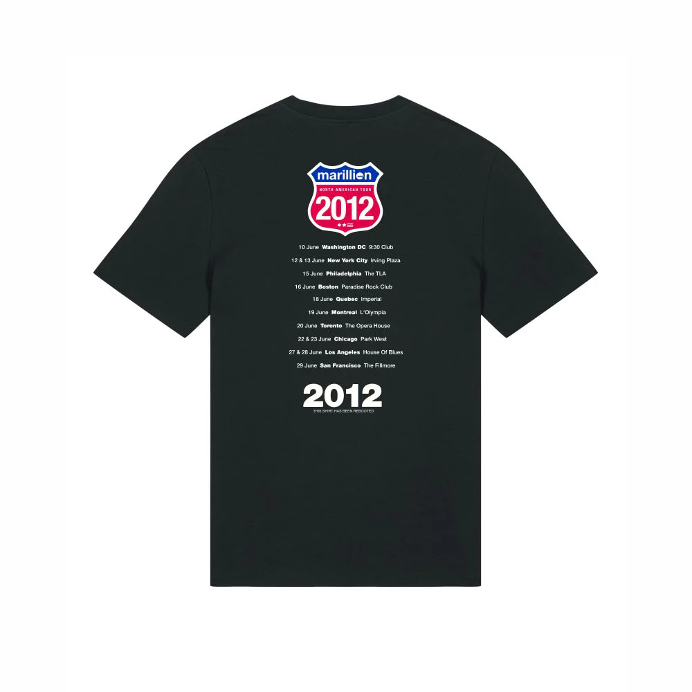 Marillion | US Tour 2012 Rebooted T-shirt Men - Image 3