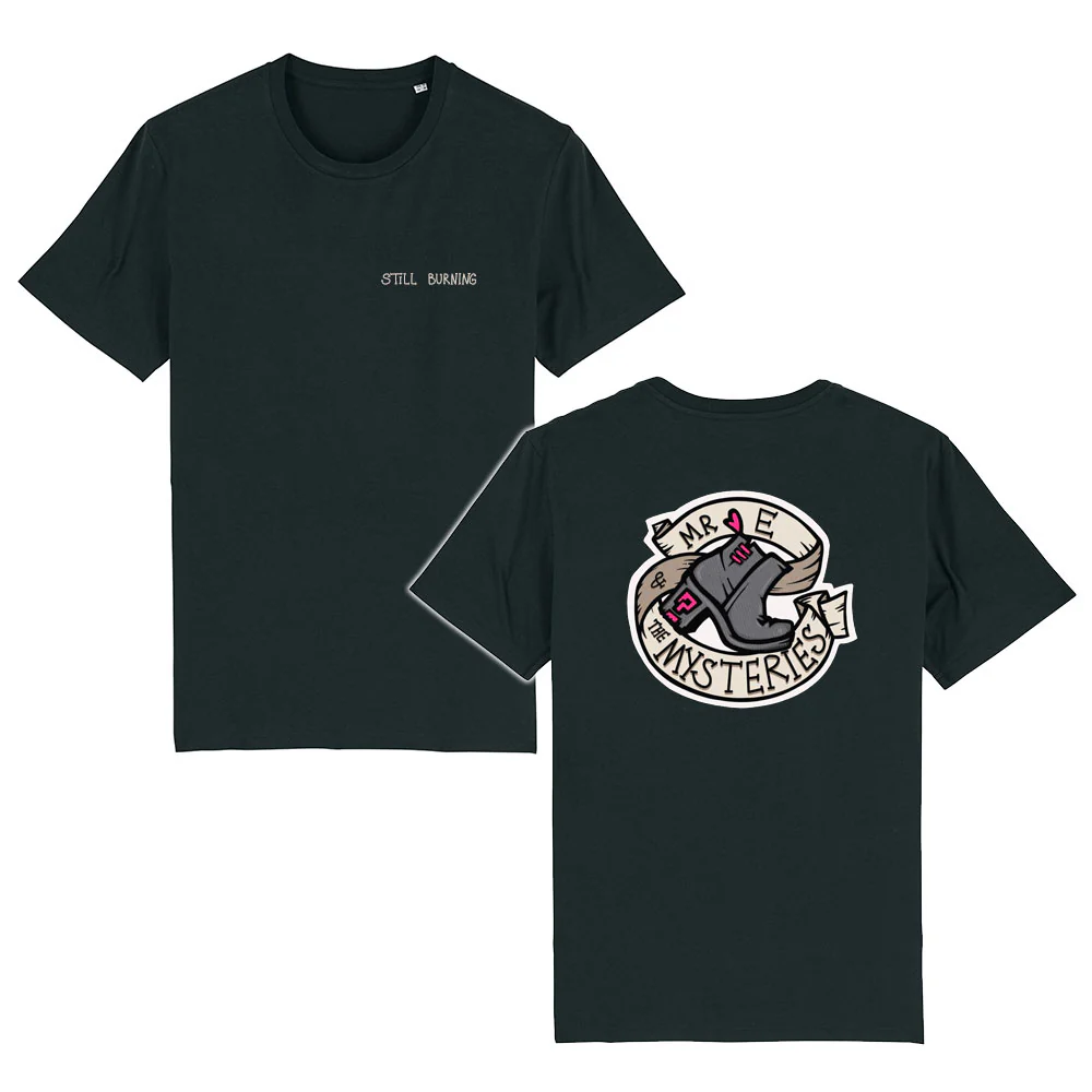 Mister E & The Mysteries | Still Burning T-shirt Black - Image 2