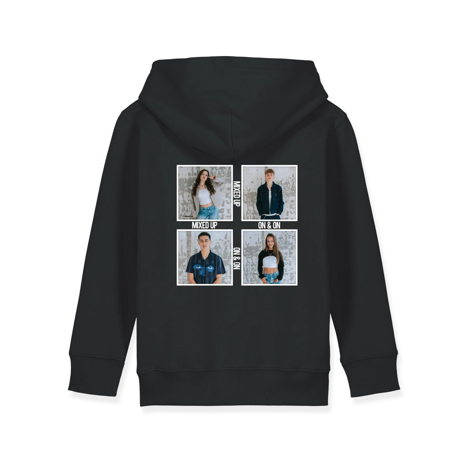 Mixed-Up | Hoodie foto's zwart - Image 3