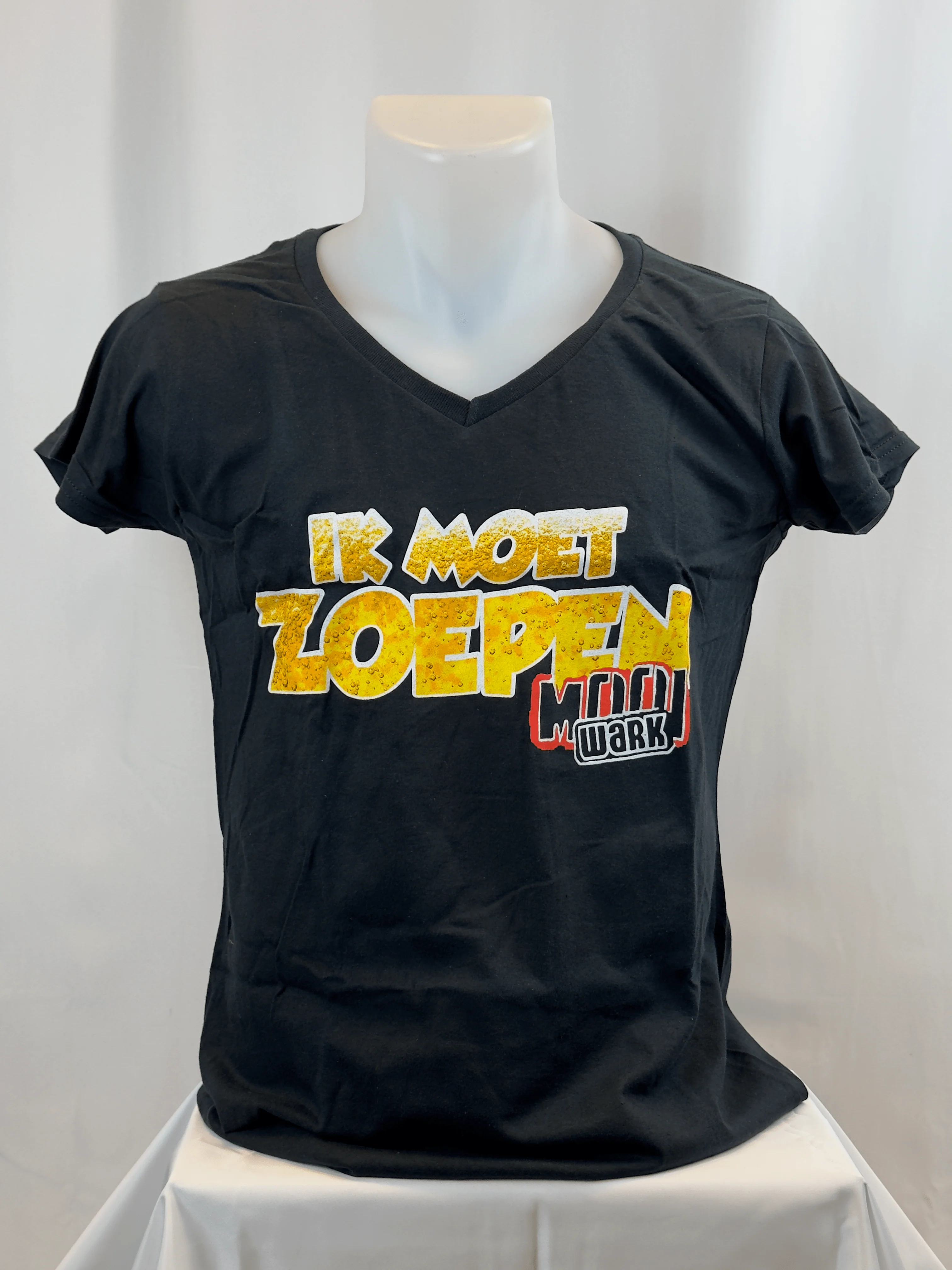 Mooi Wark | Dames T-shirt "Ik Moet Zoepen"