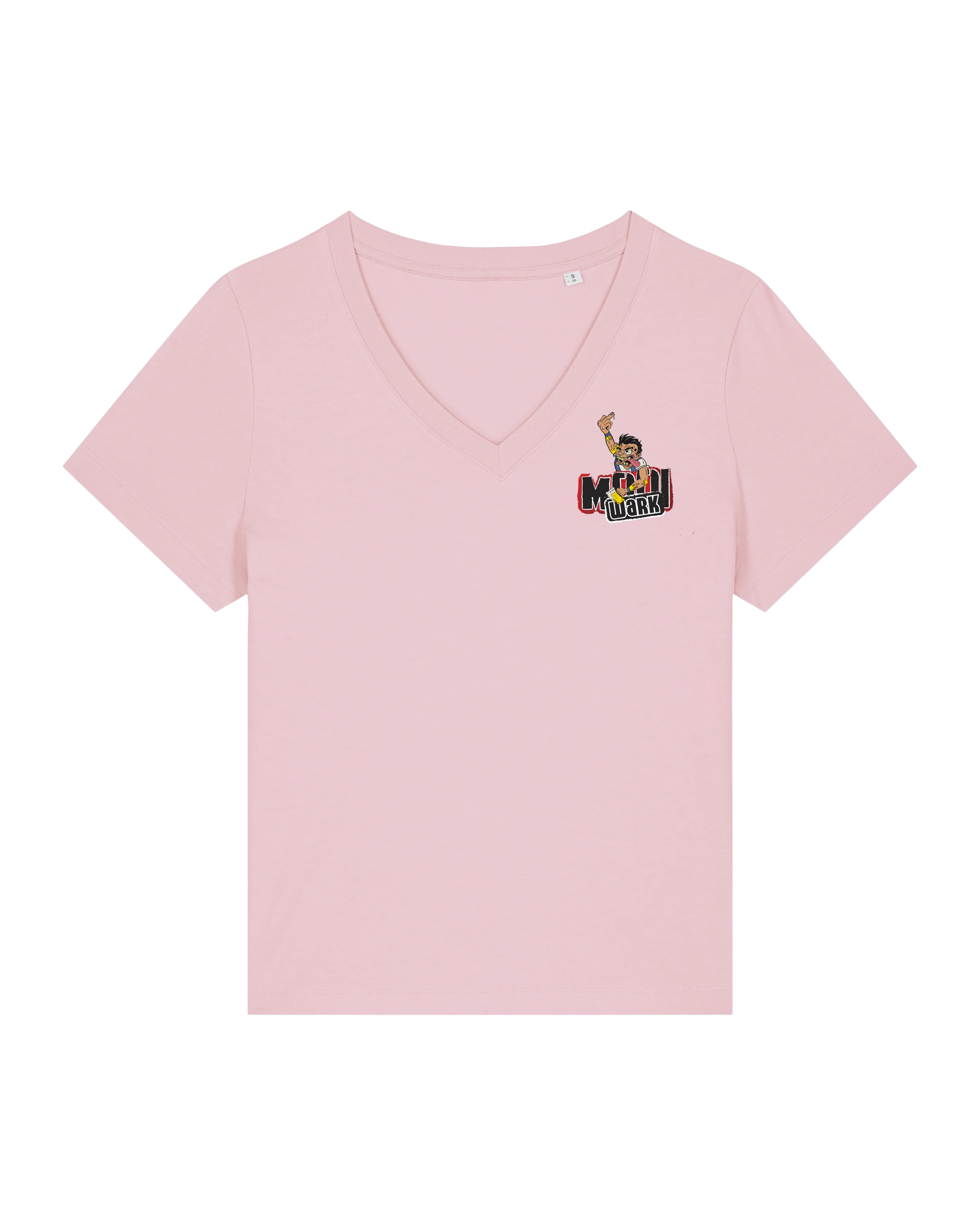 Mooi Wark | Dames T-shirt Schijt aan regels roze - Image 2