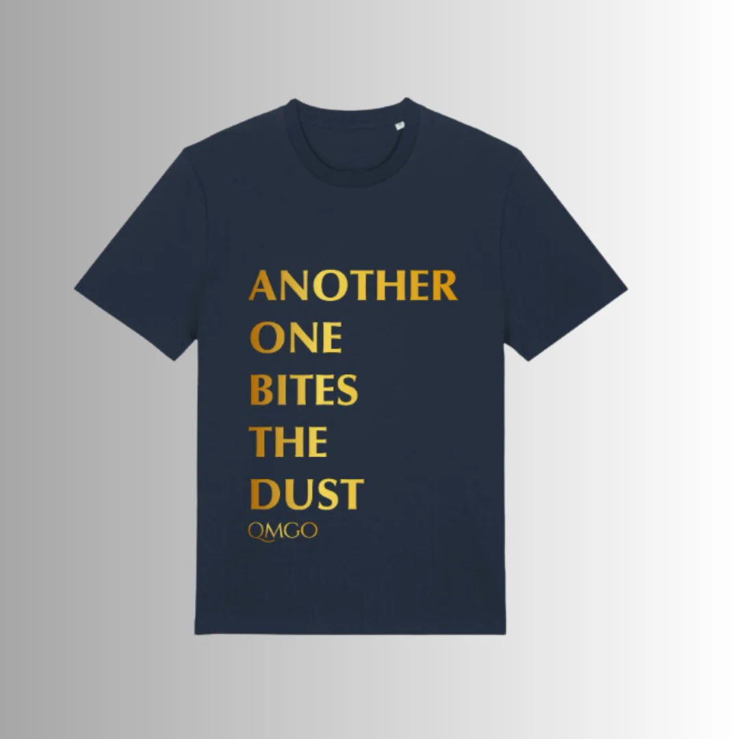 Queen Must Go On | T-shirt Navy "Another One Bites The Dust"