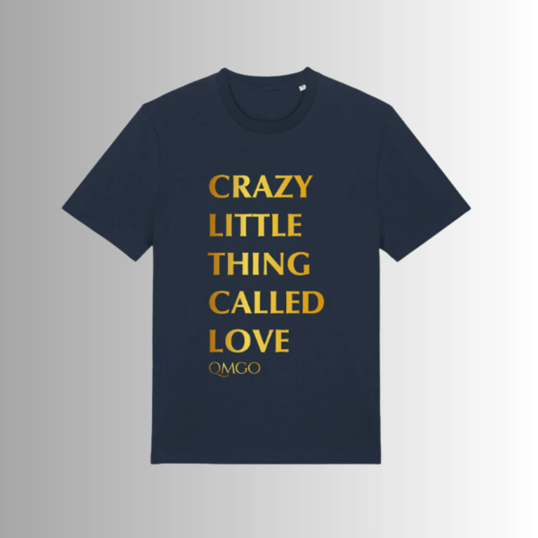 Queen Must Go On | T-shirt Navy "Crazy Little Thing Called Love"