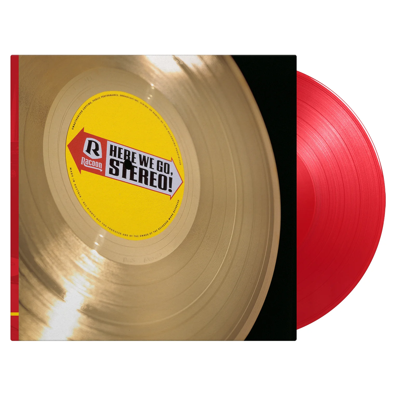 Racoon | Here we Go. Stereo! (Red LP) (GRATIS VERZENDING BINNEN NL)