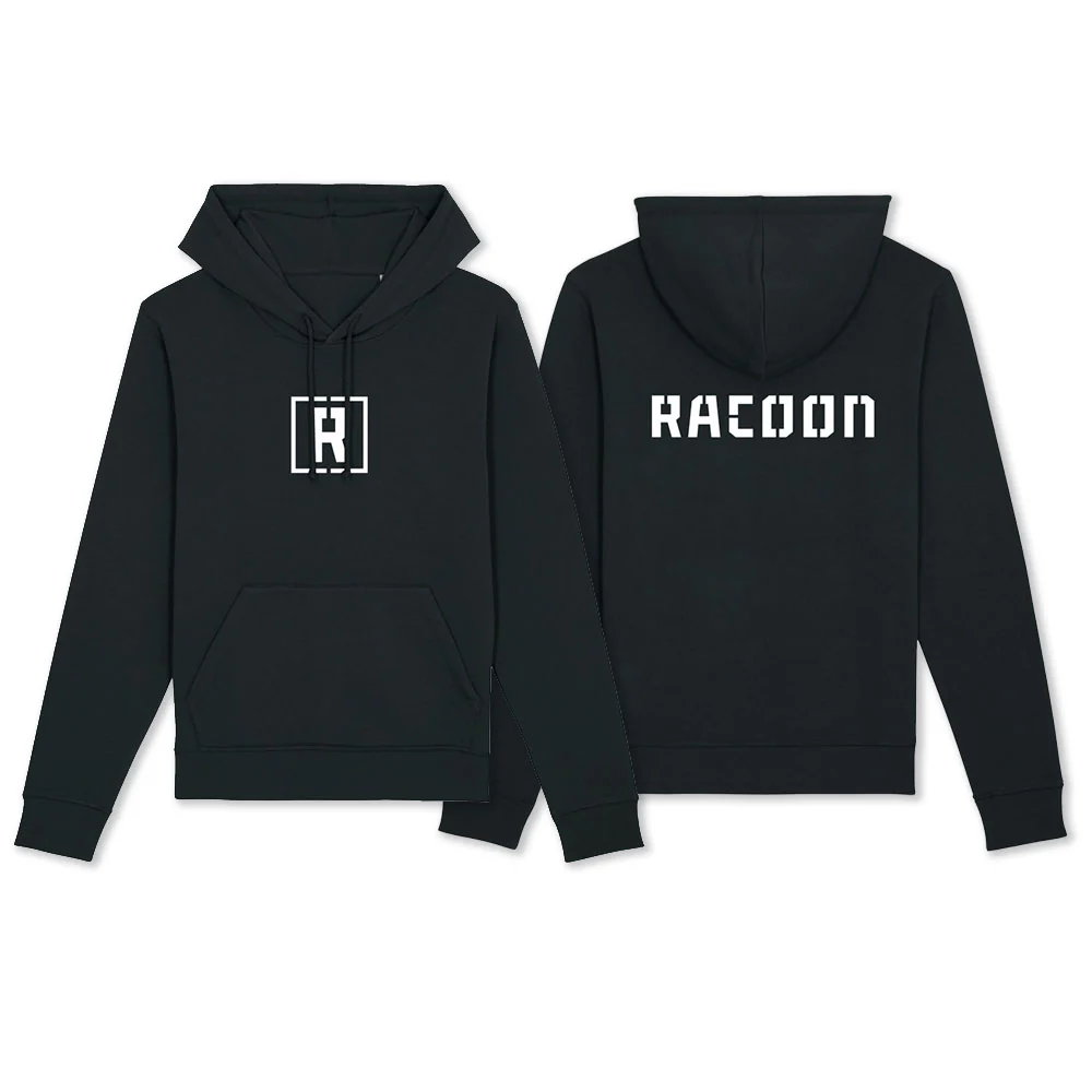 Racoon | Hoodie Logo Zwart