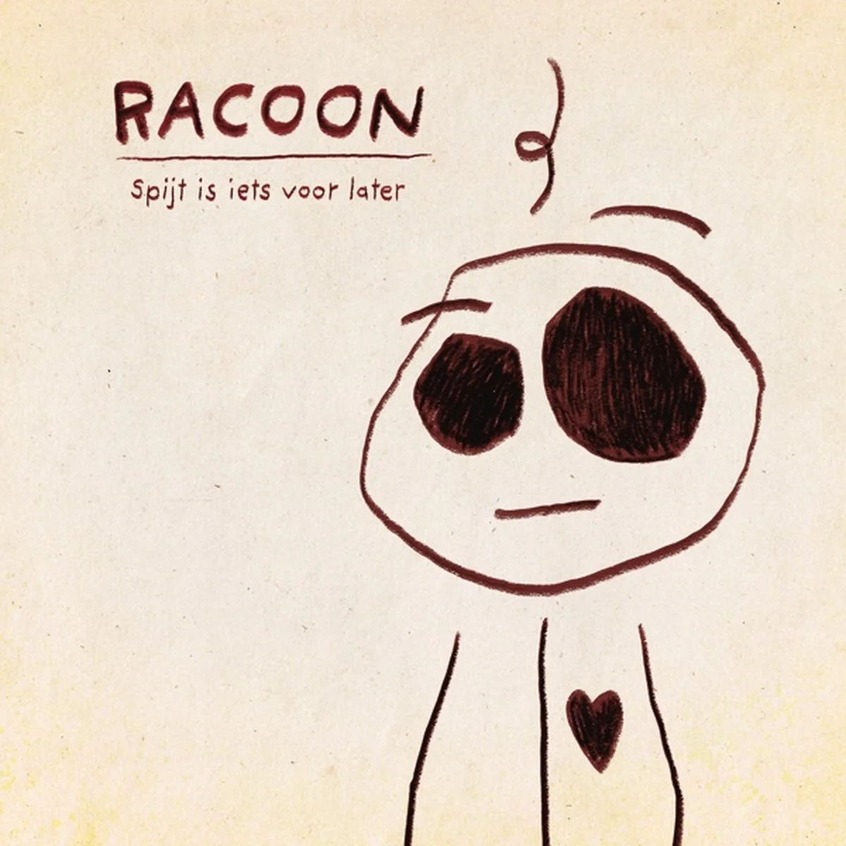 Racoon | Spijt Is Iets Voor Later ARTONE BLACK VINYL (GRATIS VERZENDING BINNEN NL)