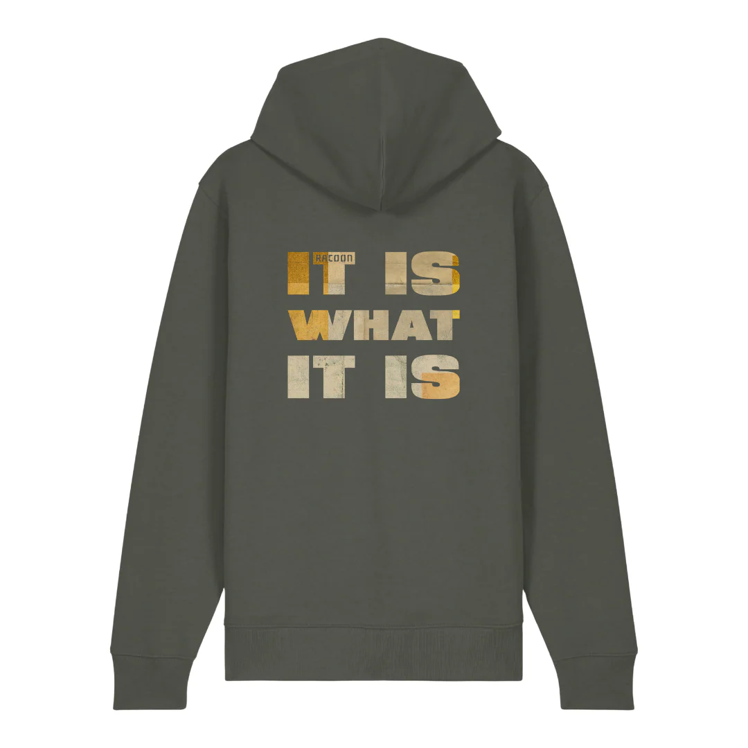 RACOON - Zipped hoodie khaki - Image 3