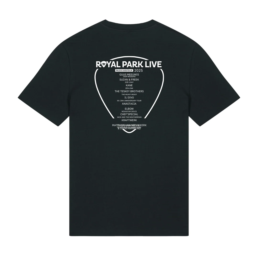Royal Park Live | Line-up 2025 T-shirt Zwart - Image 3