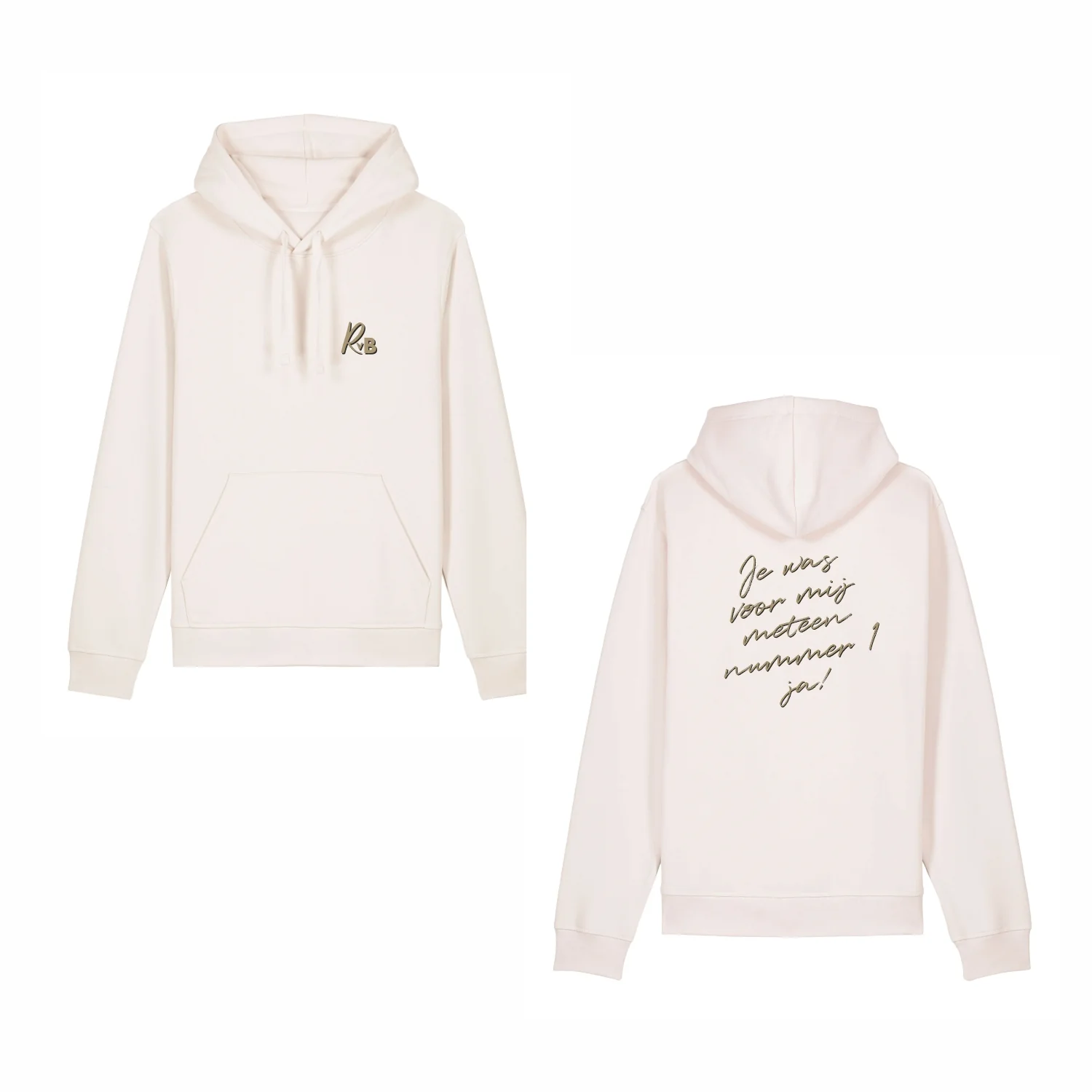 Rutger van Barneveld | Nummer 1 Hoodie Vintage White