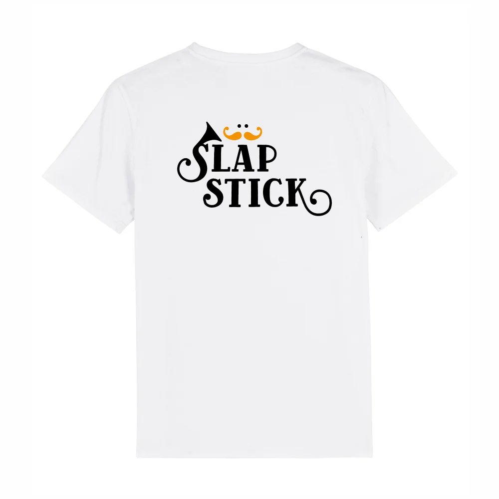 Släpstick | Logo T-shirt Wit Heren - Image 2