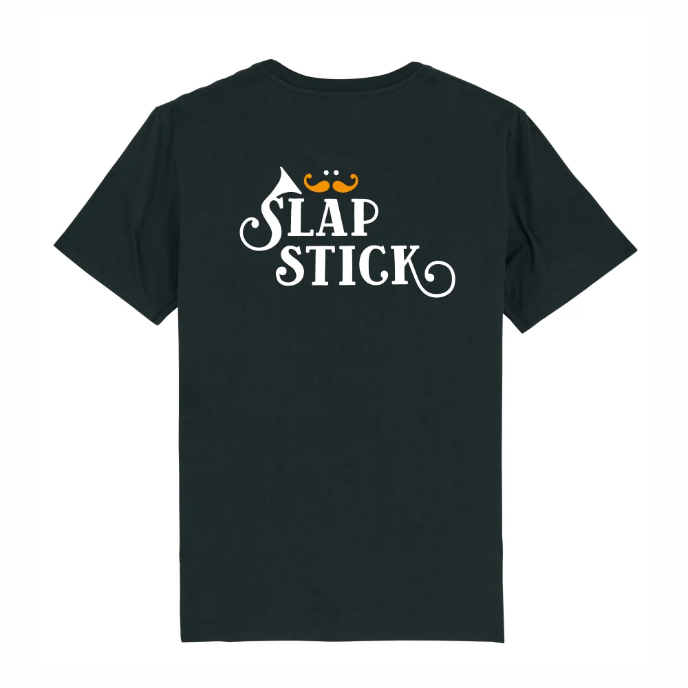 Släpstick | Logo T-shirt Zwart Heren - Image 2