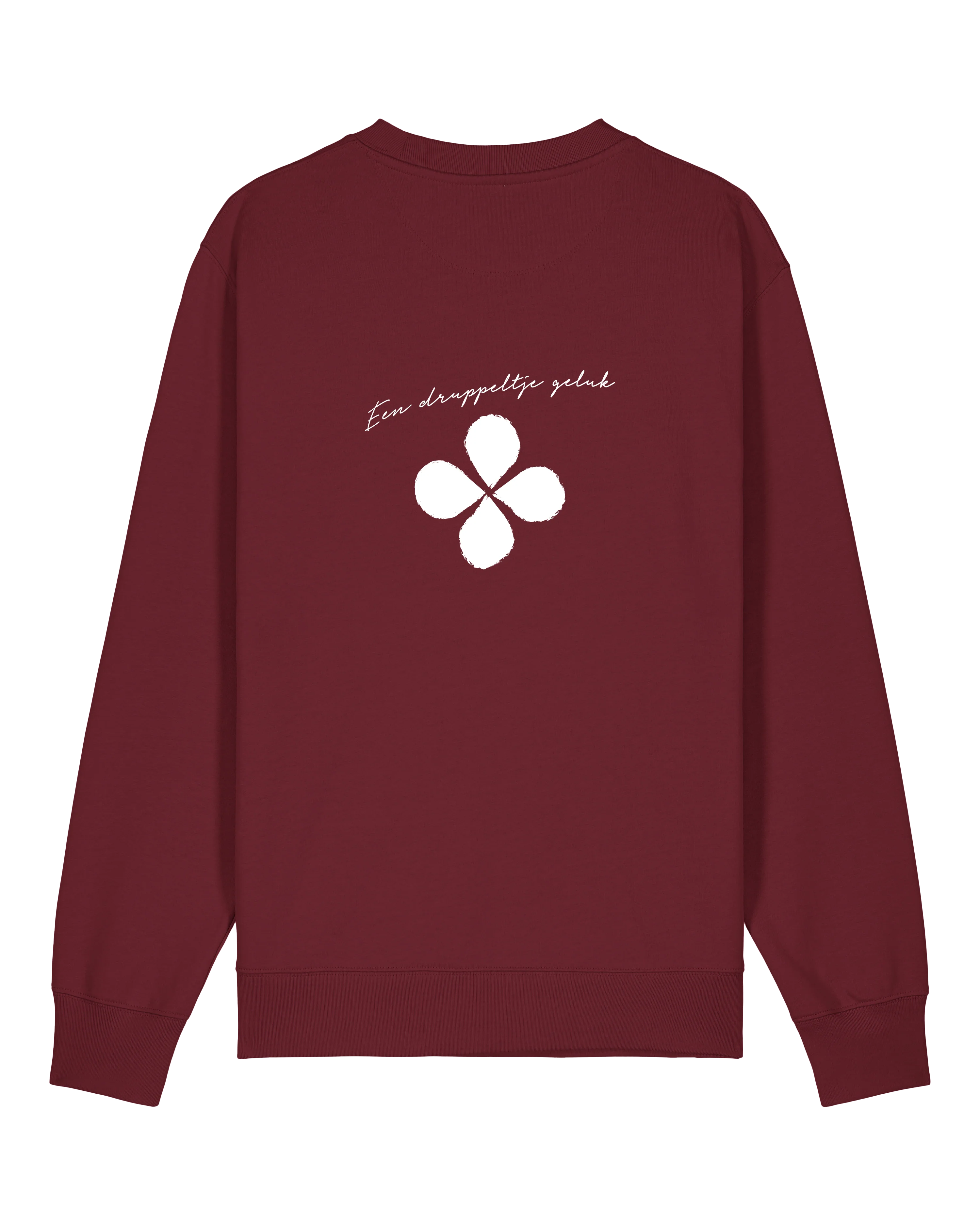 Stef Ekkel | Sweater Druppeltje Geluk burgundy - Image 3