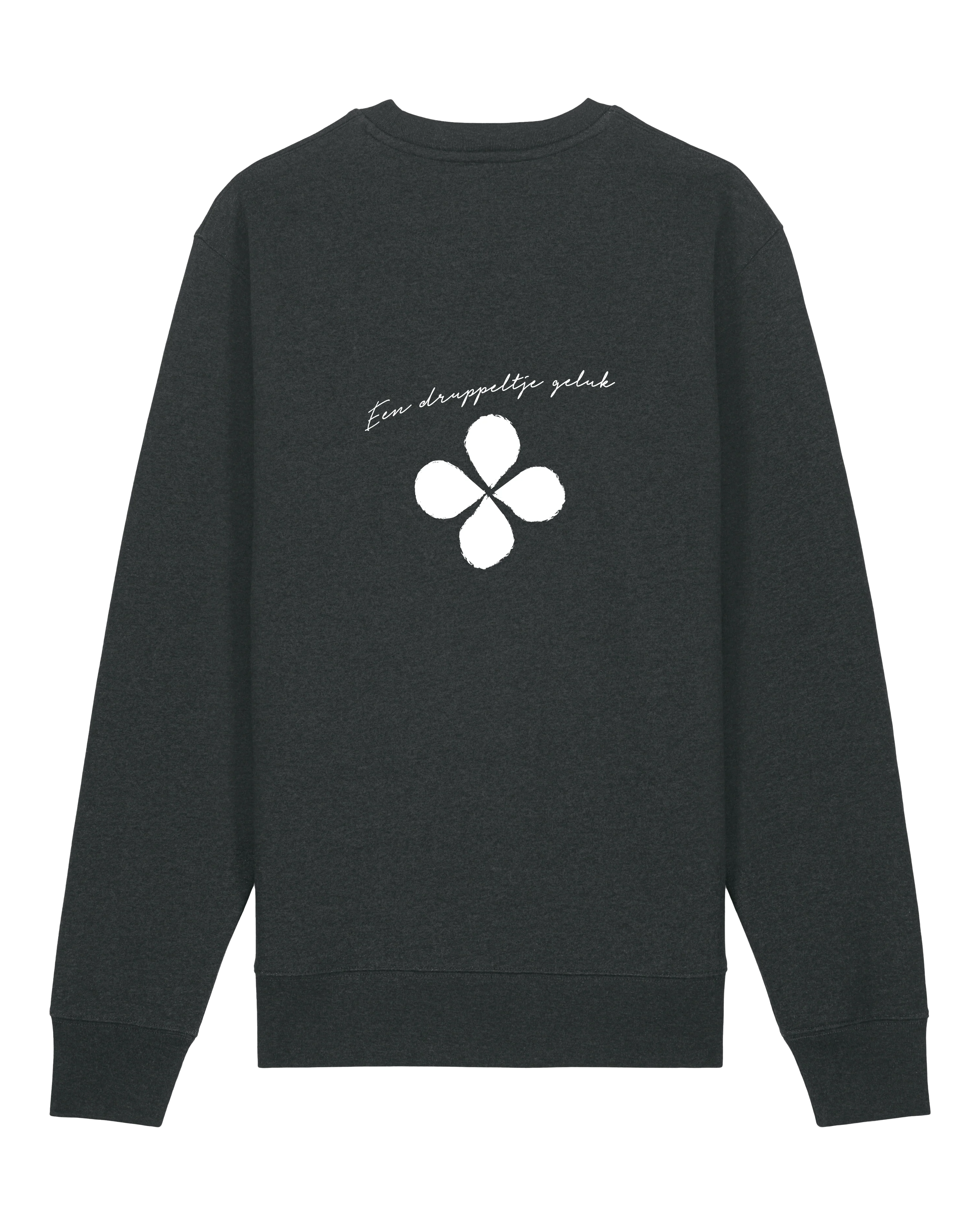 Stef Ekkel | Sweater Druppeltje Geluk heather grey - Image 3