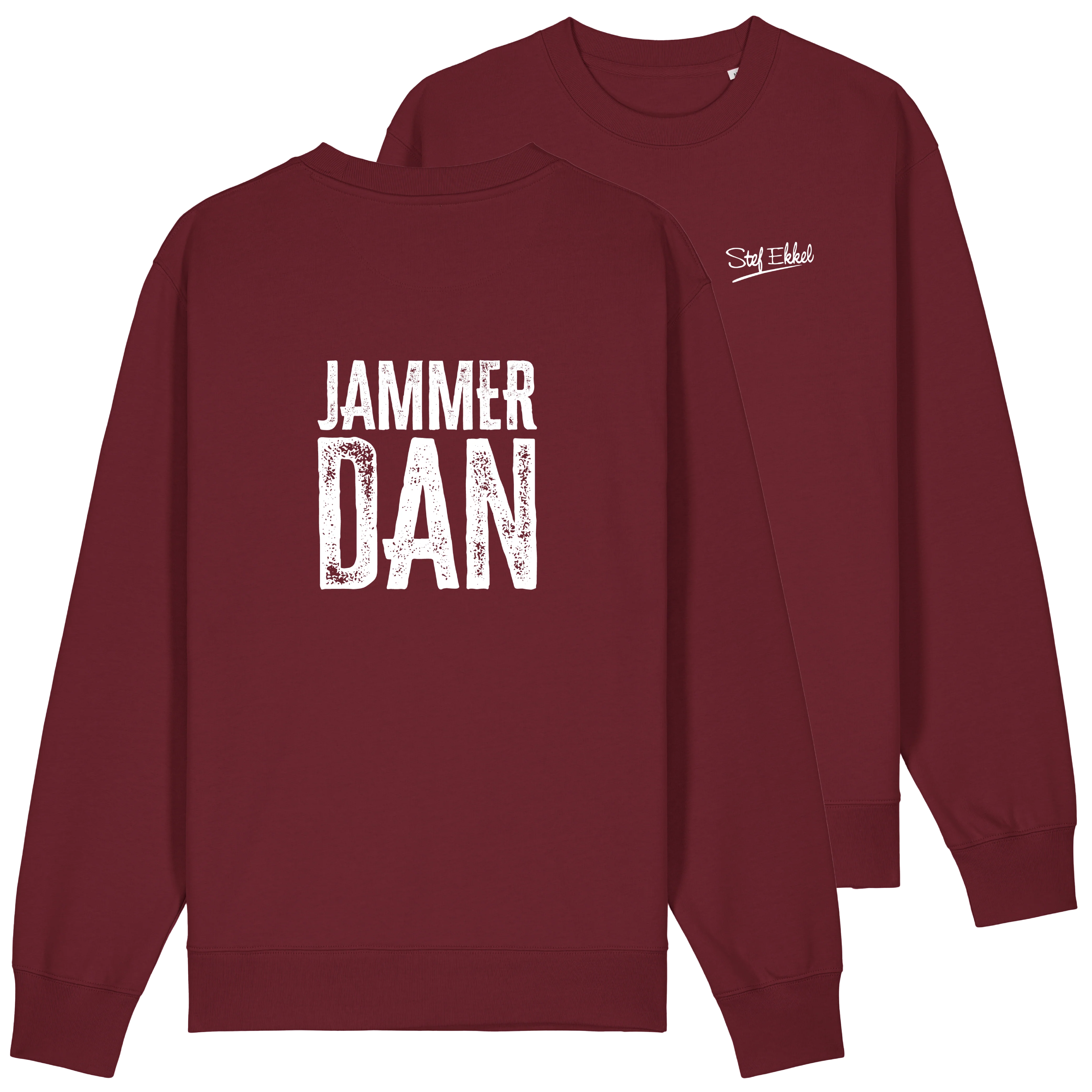 Stef Ekkel | Sweater Jammer Dan burgundy