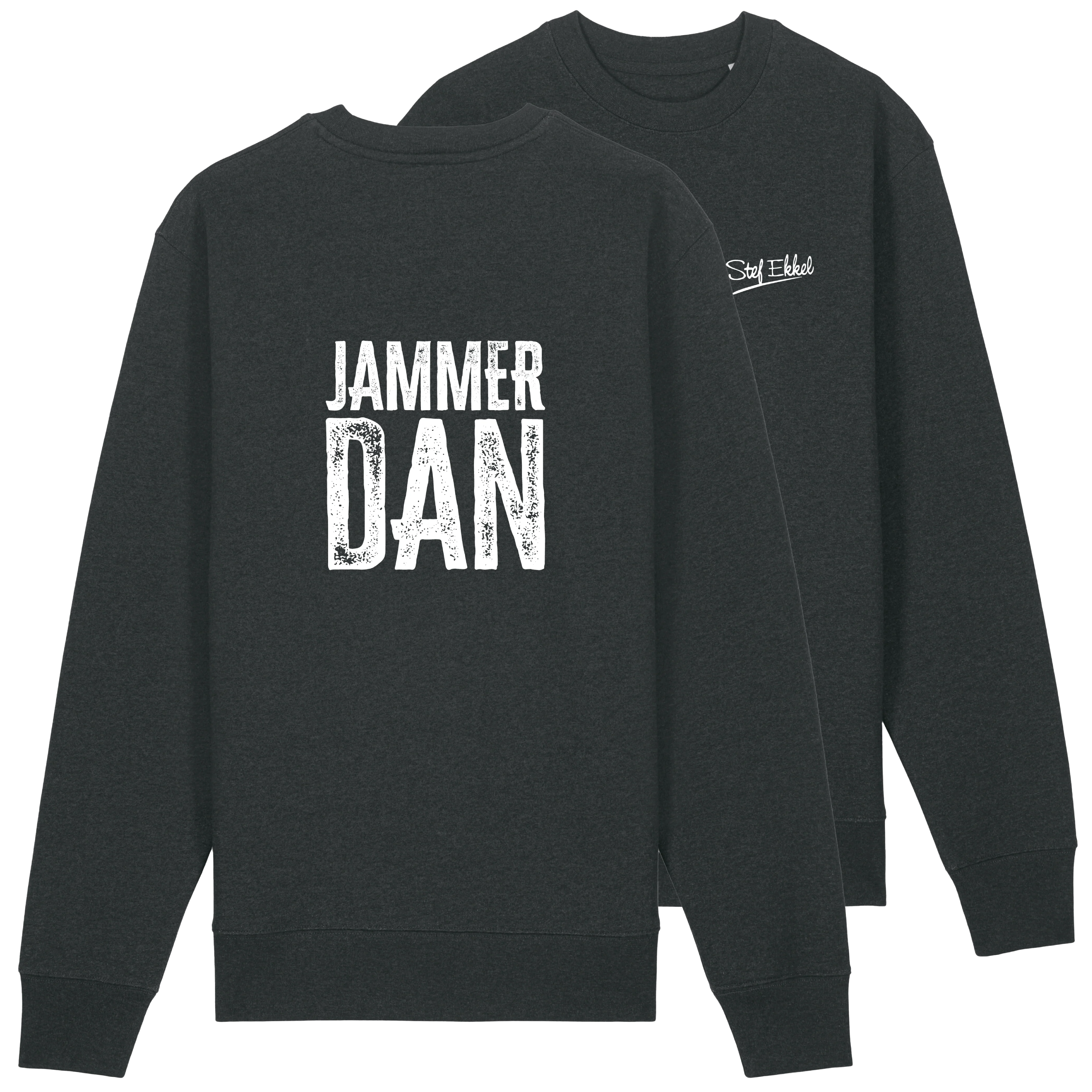 Stef Ekkel | Sweater Jammer Dan heather grey