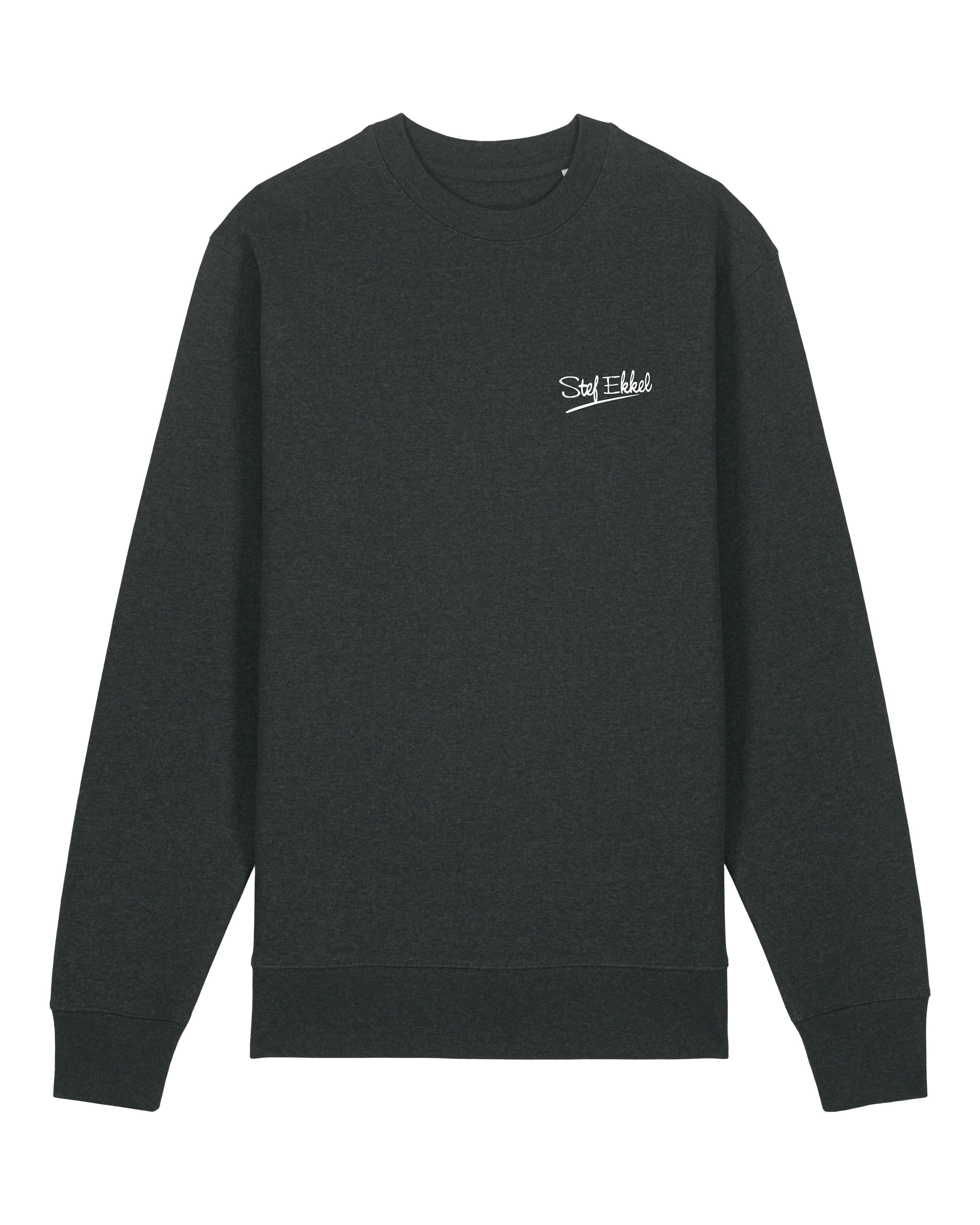 Stef Ekkel | Sweater Liever Te Dik heather grey - Image 2