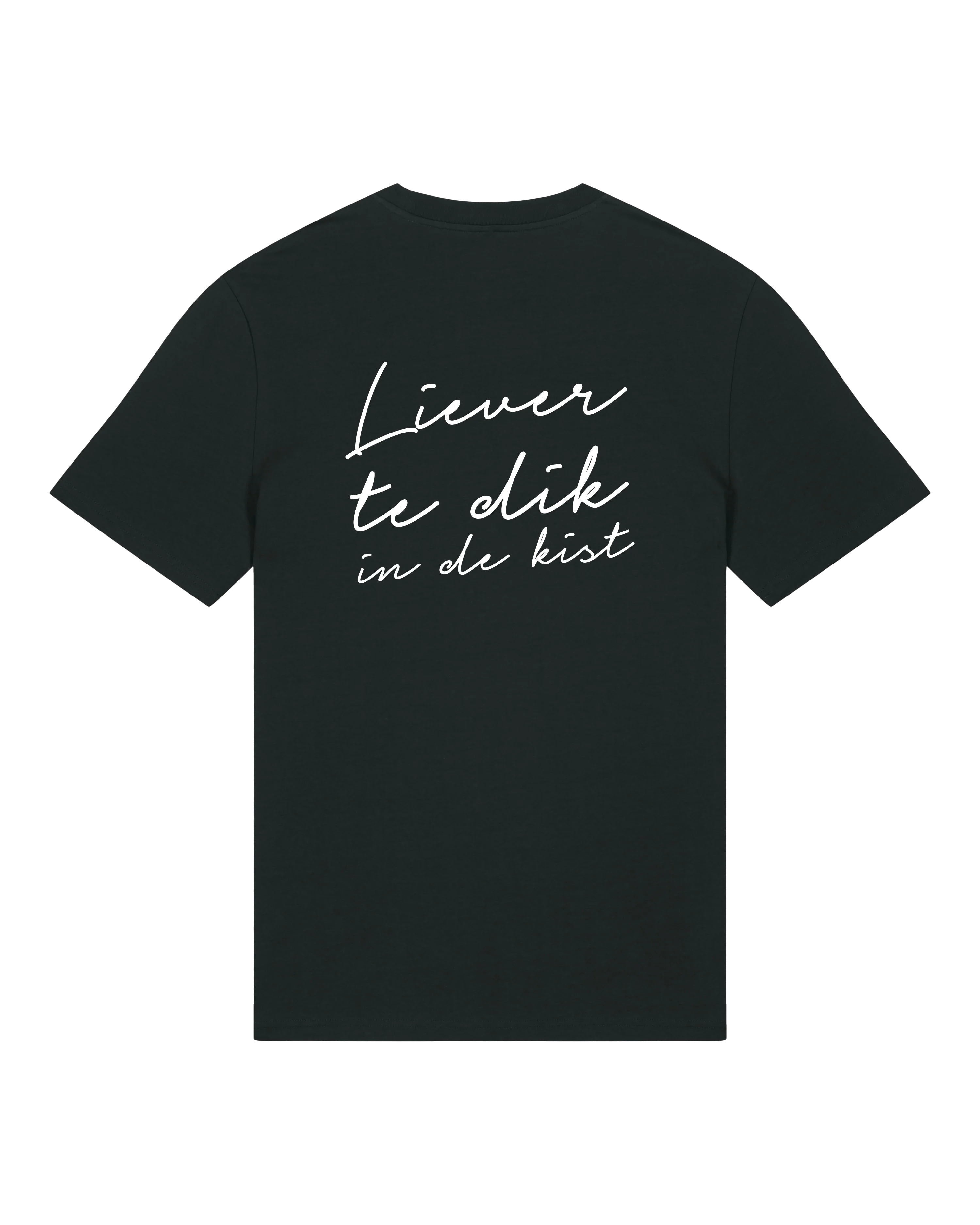 Stef Ekkel | T-Shirt Liever Te Dik zwart - Image 3