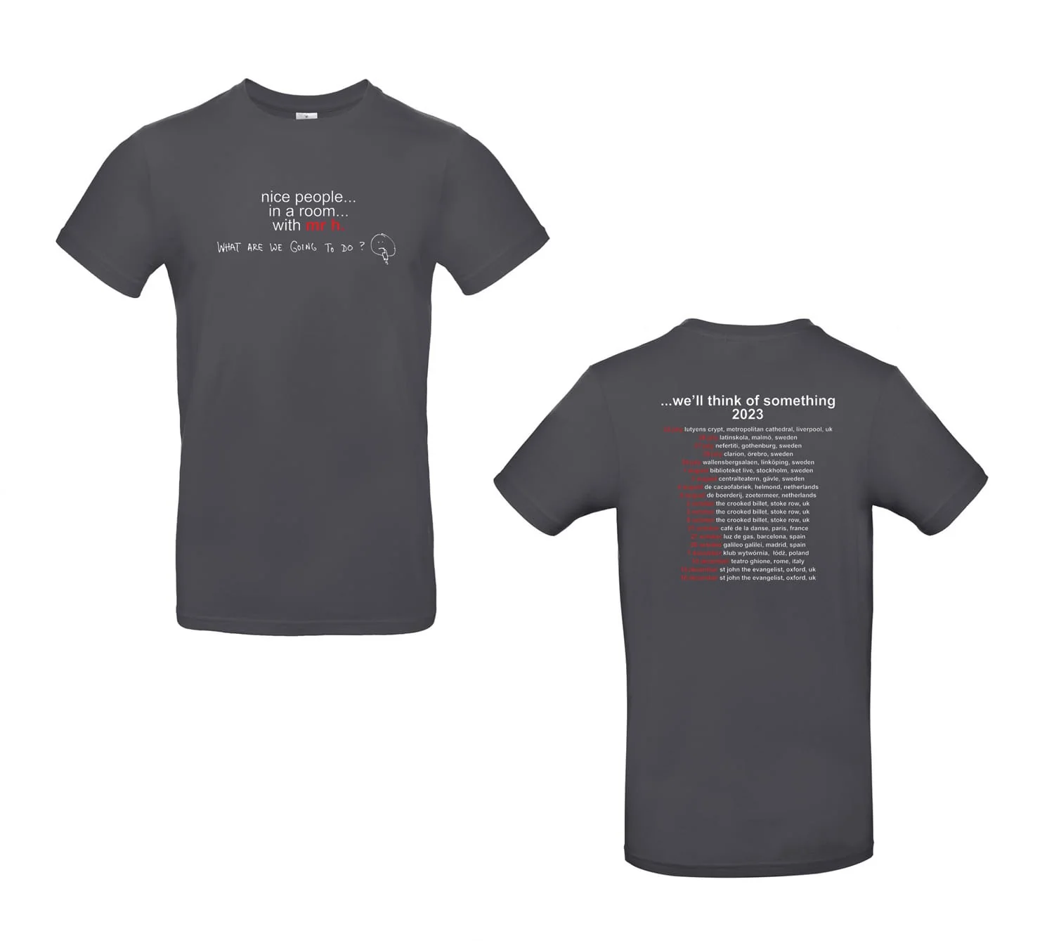 Steve Hogarth | Nice People T-shirt Men Dark Grey