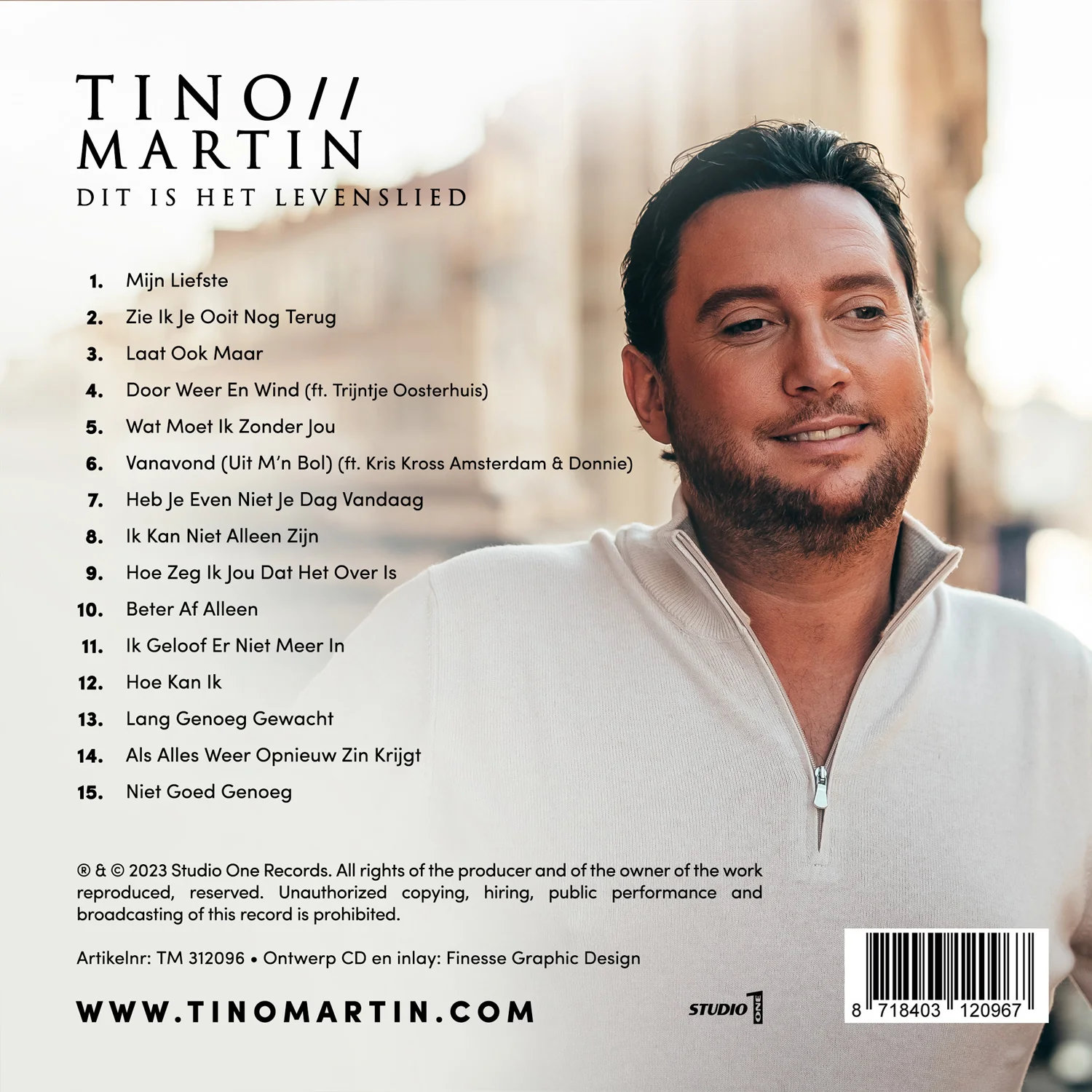 Tino Martin | Dit Is Het Levenslied CD - Image 2