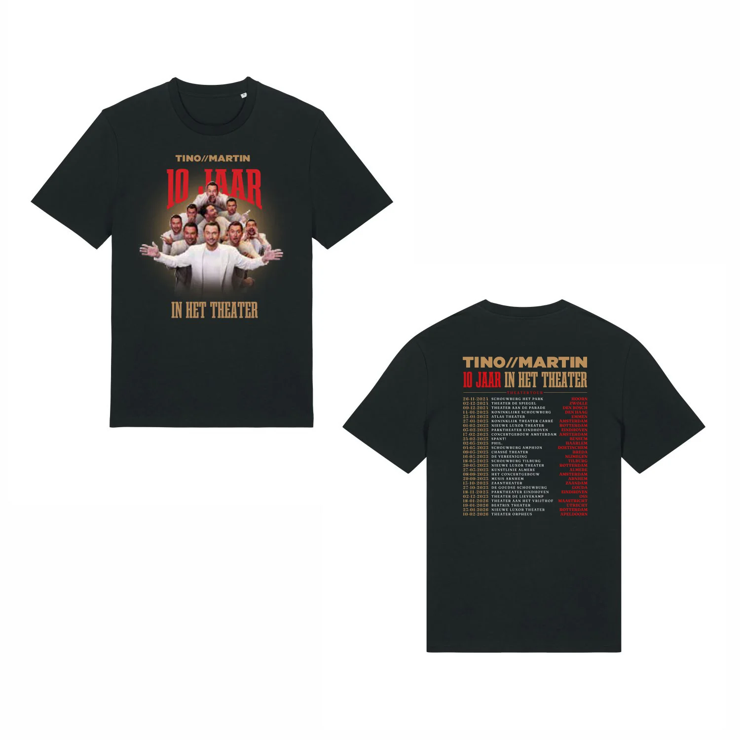 Tino Martin | T-Shirt 10 Jaar In Het Theater